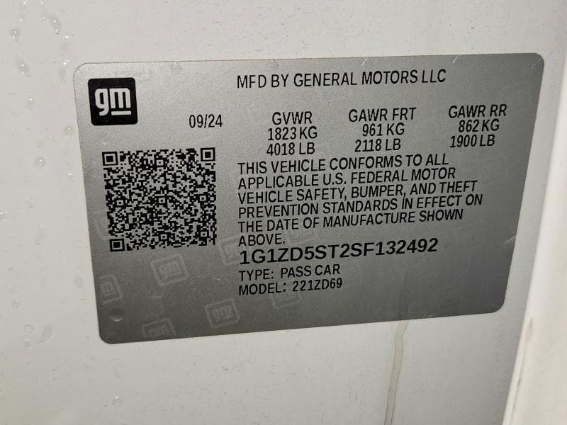 2025 CHEVROLET MALIBU LT 12