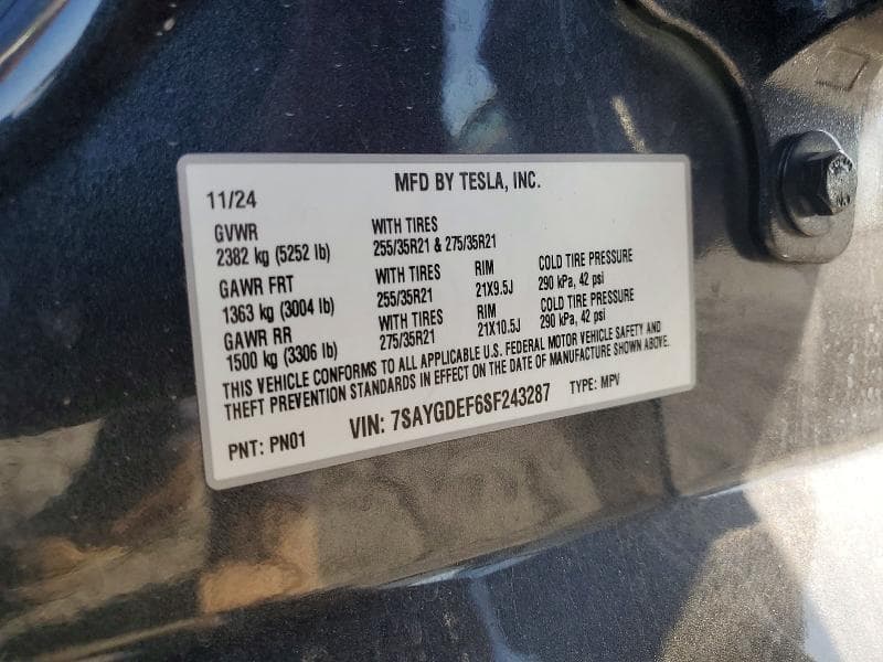 2025 TESLA MODEL Y 13