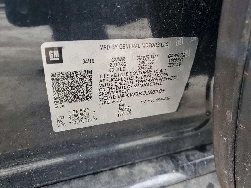 2019 BUICK ENCLAVE ESSENCE ESSENCE 13