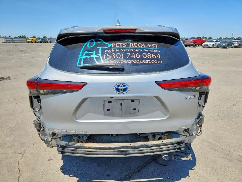 2020 TOYOTA HIGHLANDER HYBRID XLE 6