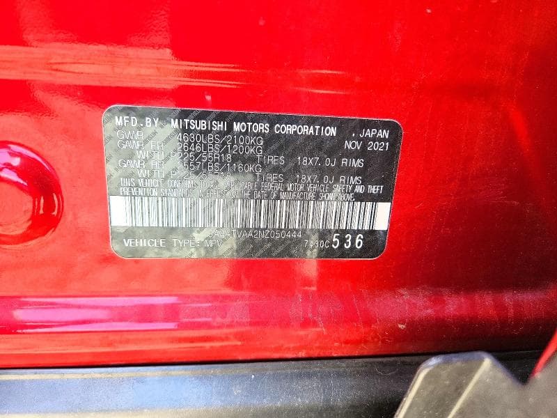 2022 MITSUBISHI ECLIPSE CROSS LE 12