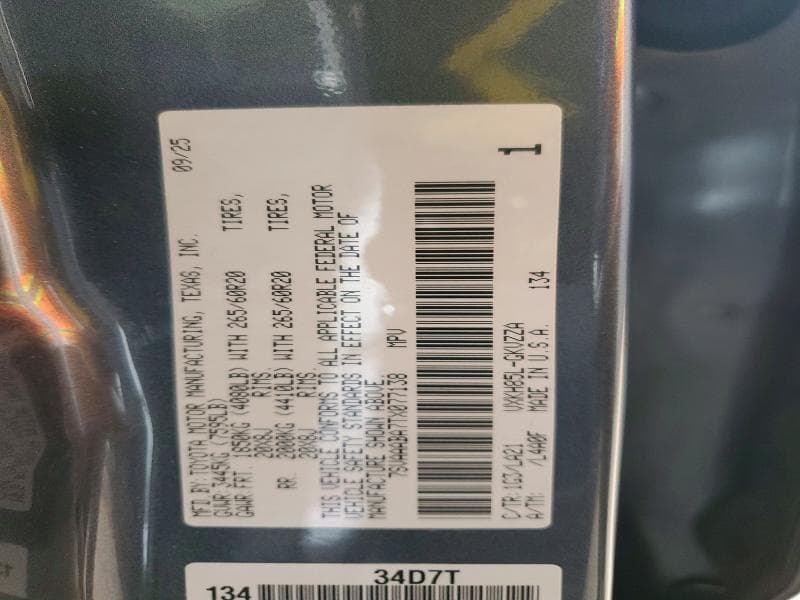 2026 TOYOTA SEQUOIA PLATINUM 13