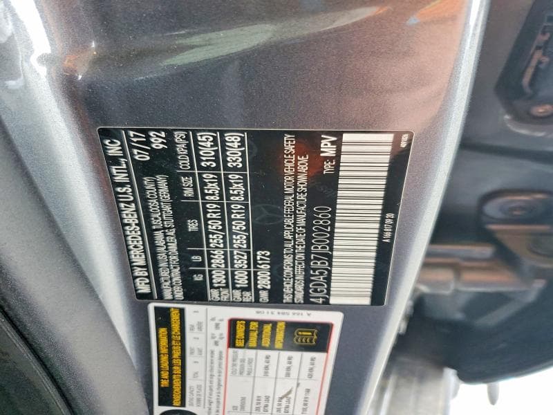 2018 MERCEDES-BENZ GLE 350 350 12