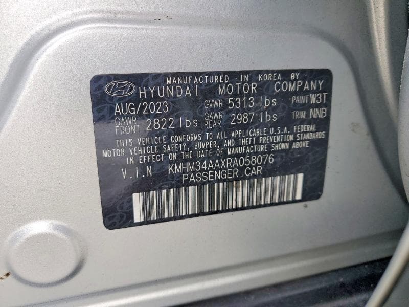 2024 HYUNDAI IONIQ 6 SEL 12