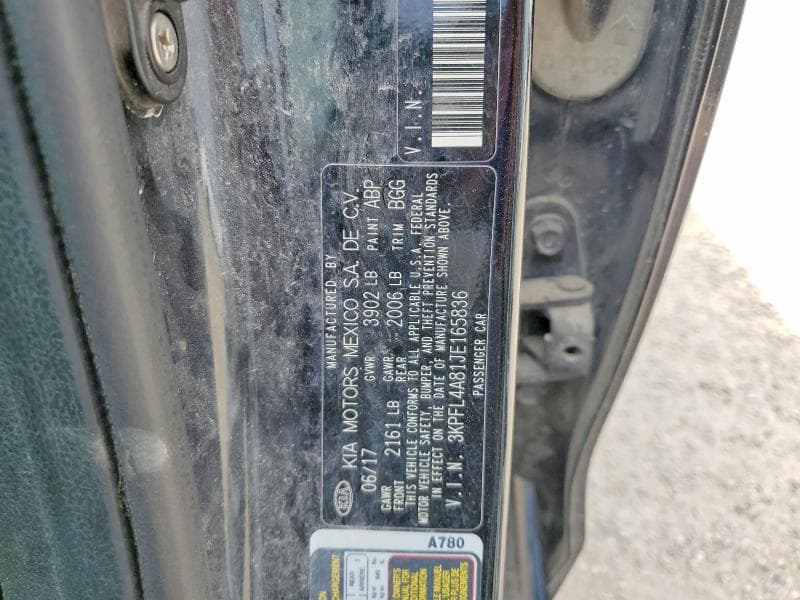 2018 KIA FORTE EX EX 12