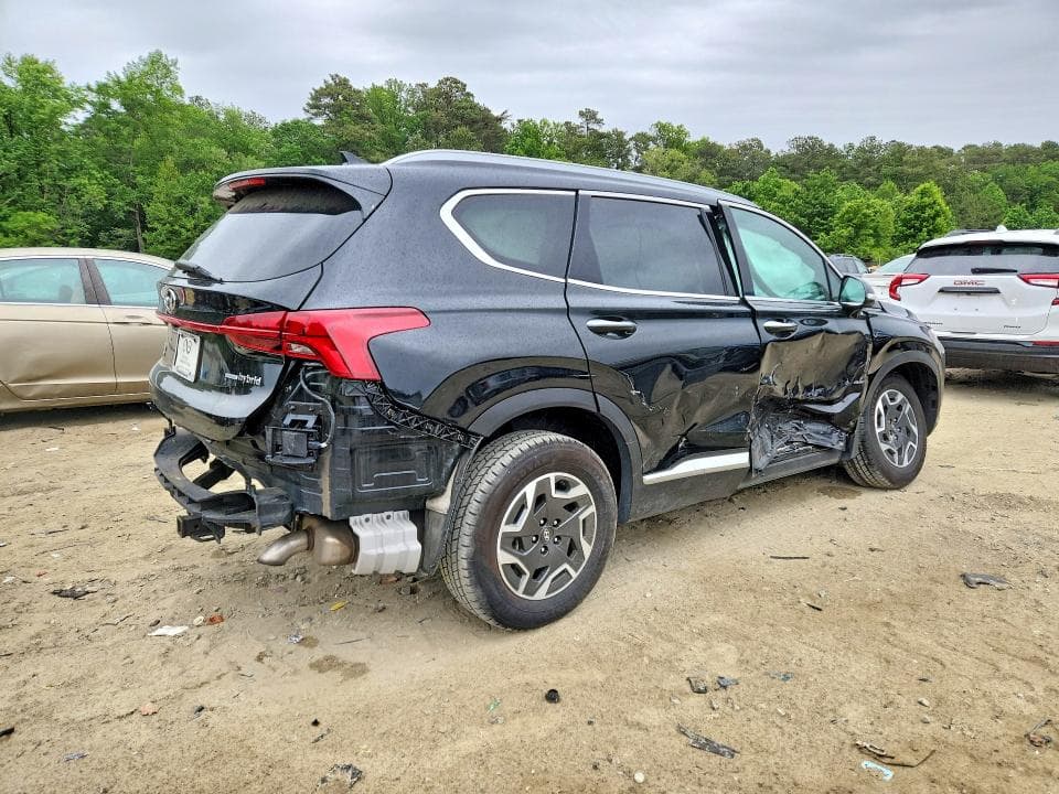 2023 HYUNDAI SANTA FE BLUE 3