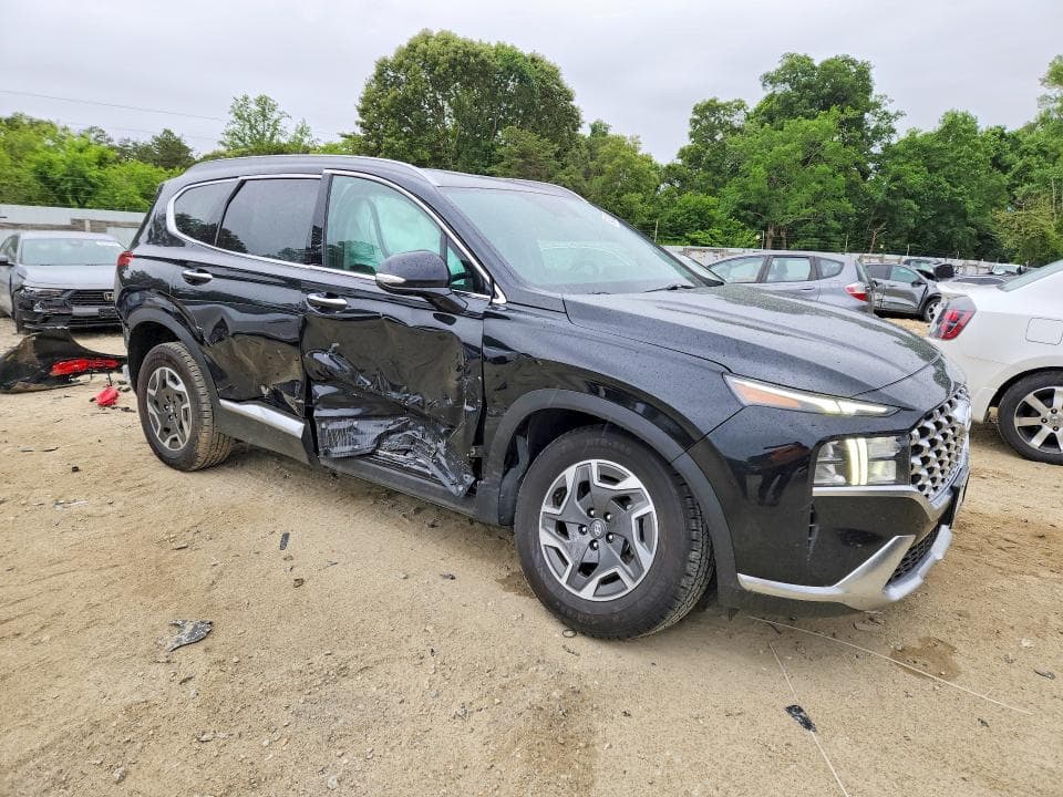 2023 HYUNDAI SANTA FE BLUE 4