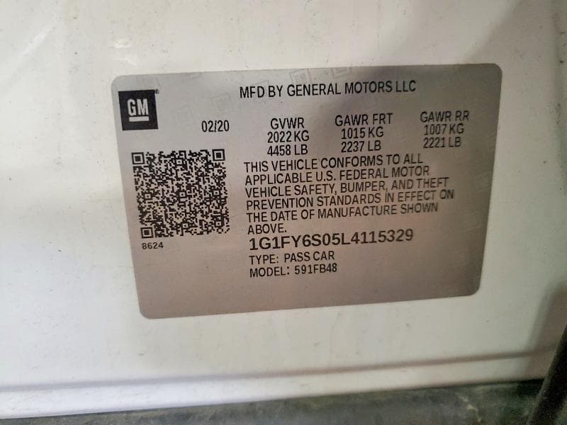 2020 CHEVROLET BOLT EV LT 13