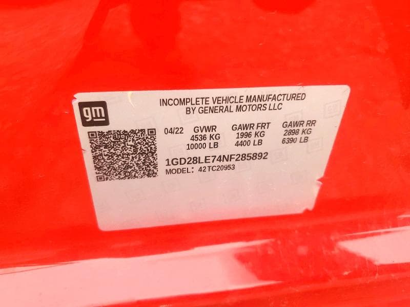 2022 GMC SIERRA C2500 HEAVY DUTY 12