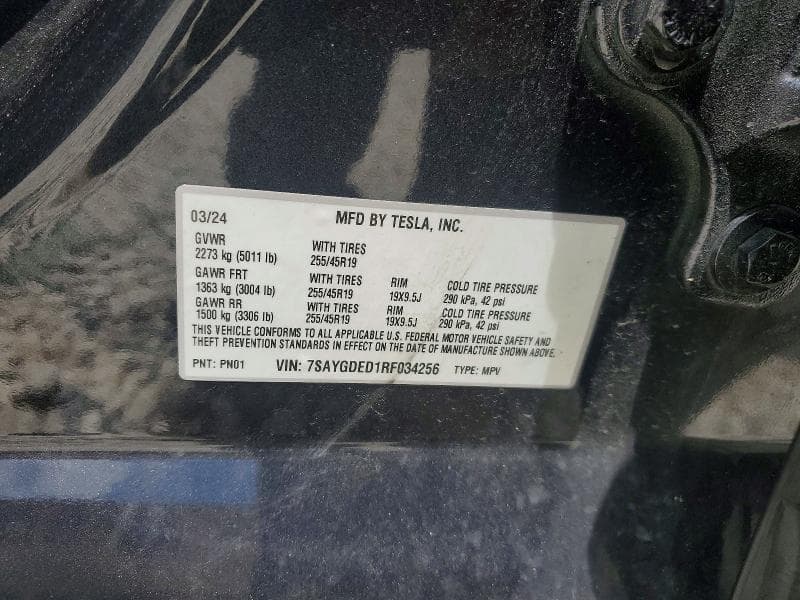 2024 TESLA MODEL Y 13