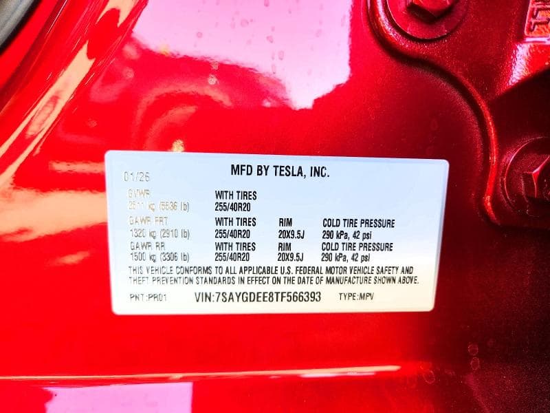 2026 TESLA MODEL Y 13