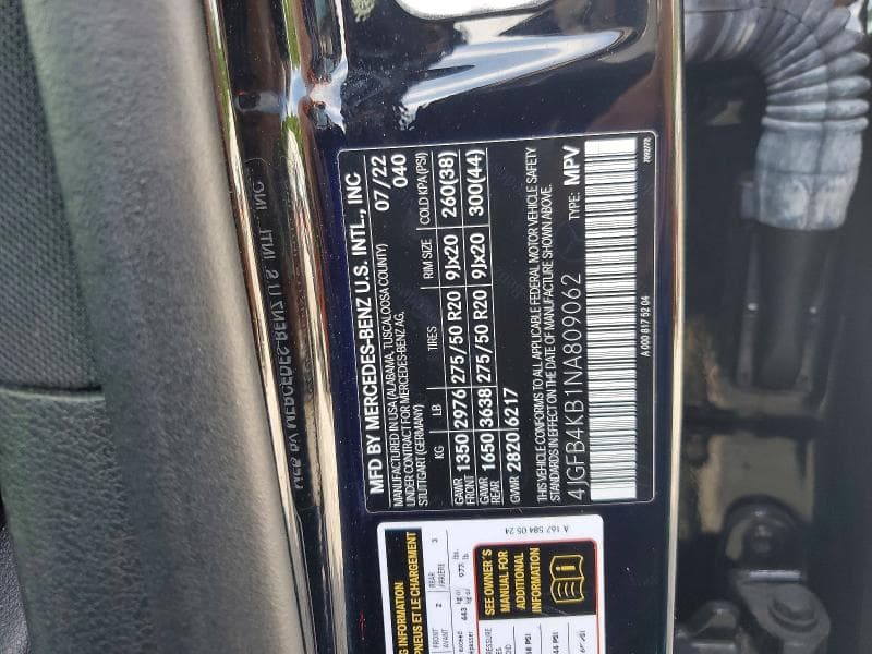 2022 MERCEDES-BENZ GLE 350 4MATIC 350 4MATIC 14