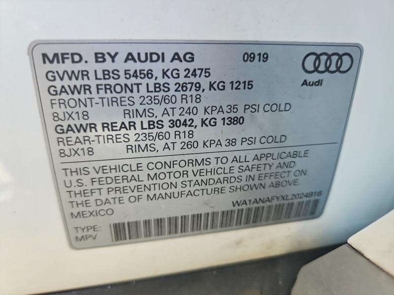 2020 AUDI Q5 PREMIUM PREMIUM 14