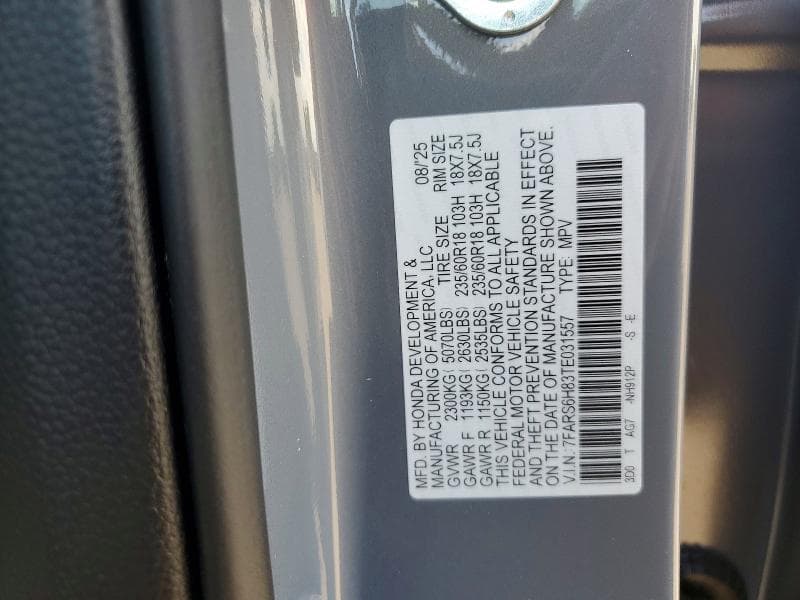 2026 HONDA CR-V SPORT-L SPORT-L 14