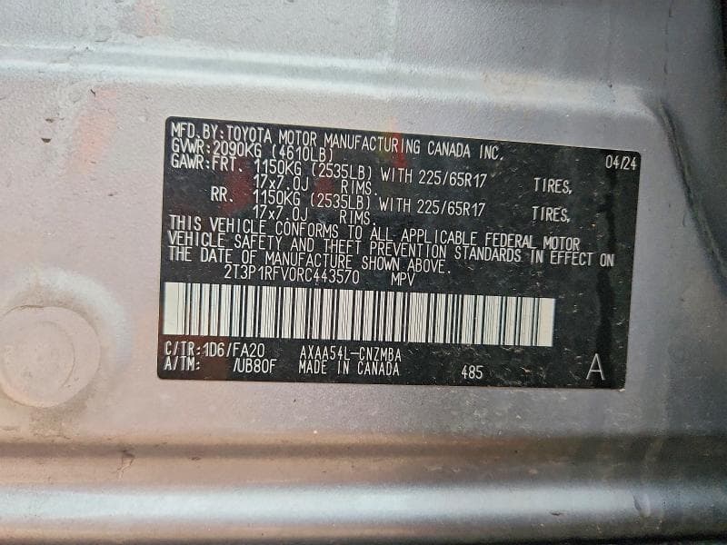 2024 TOYOTA RAV4 XLE 14