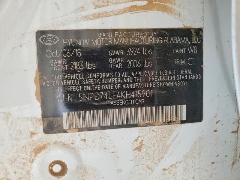 2019 HYUNDAI ELANTRA SE SE 13
