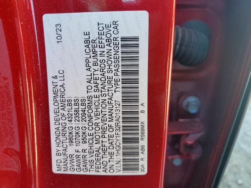 2024 HONDA ACCORD EX 12