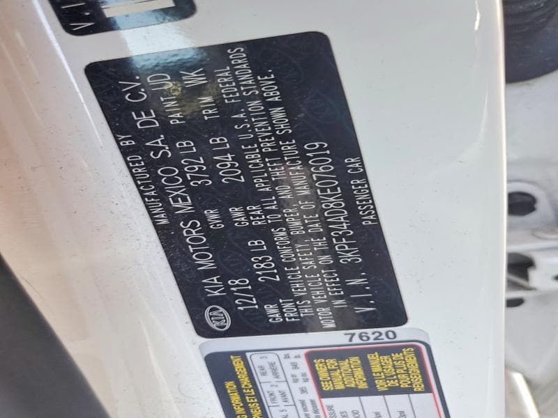 2019 KIA FORTE S 12