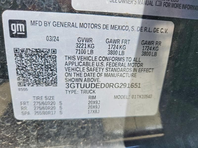 2024 GMC SIERRA K1500 SLT 12