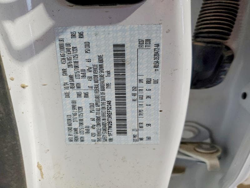 2024 FORD F250 SUPER DUTY SUPER DUTY 12