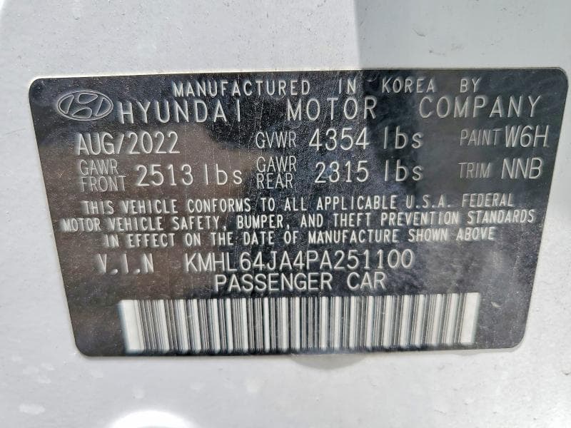 2023 HYUNDAI SONATA SEL 13