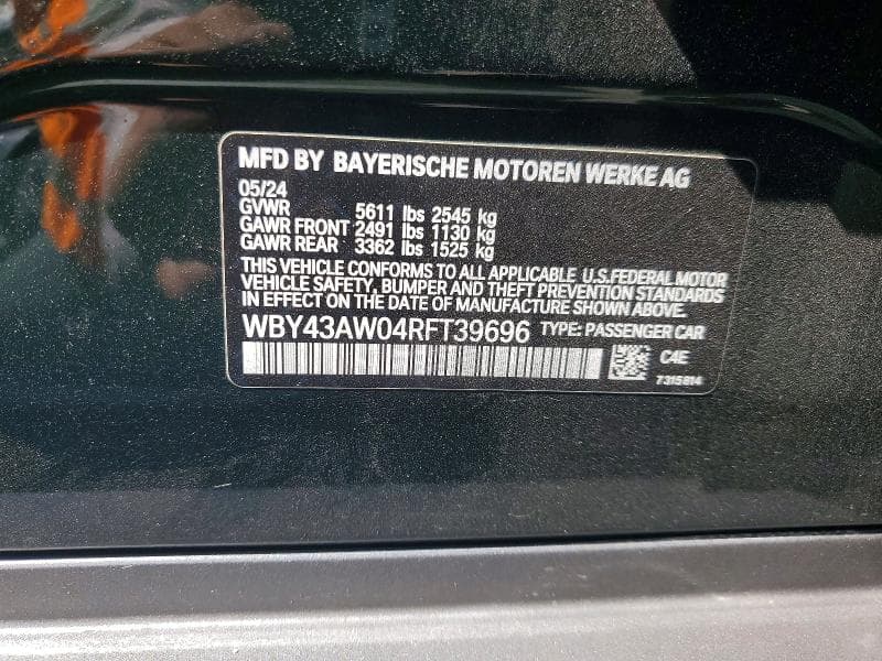 2024 BMW I4 EDRIVE 35 12