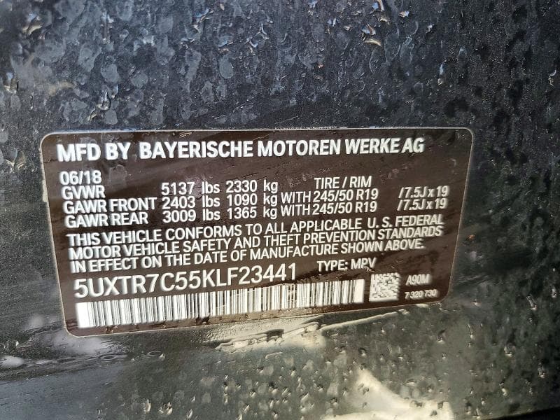 2019 BMW X3 SDRIVE30I SDRIVE30I 13