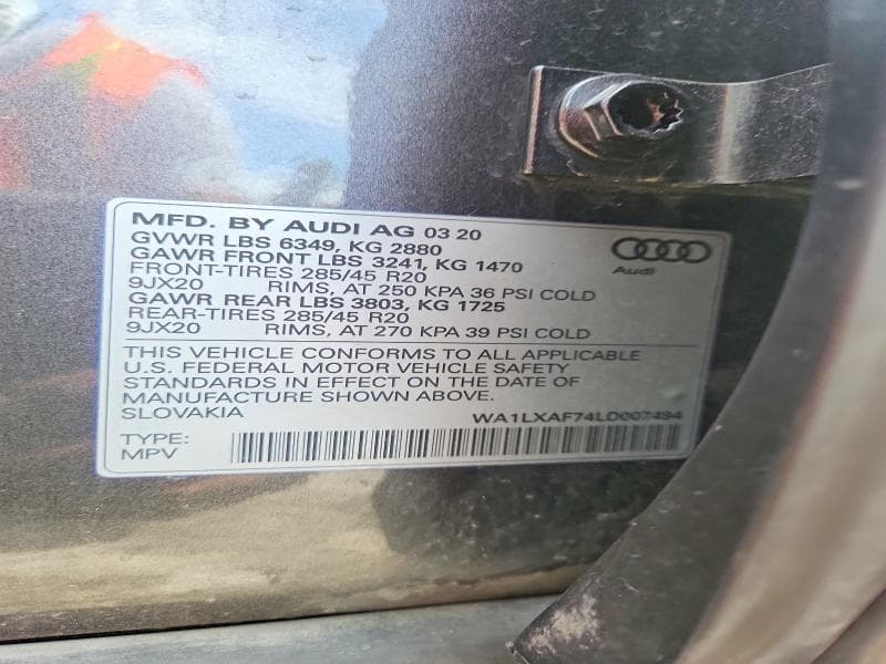 2020 AUDI Q7 PREMIUM PLUS 13