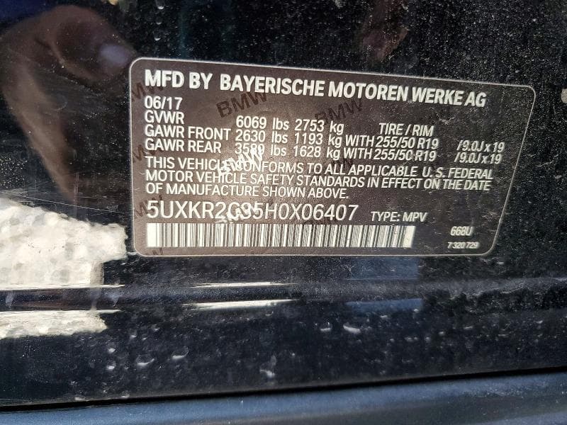 2017 BMW X5 SDRIVE35I 13