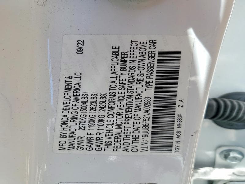 2022 ACURA TLX TECH A 13