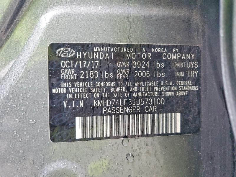 2018 HYUNDAI ELANTRA SE SE 12