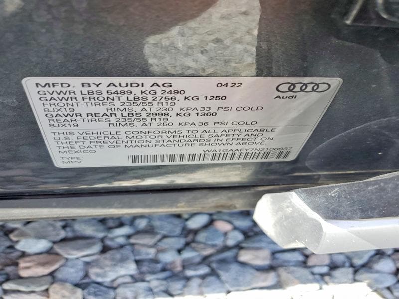 2022 AUDI Q5 PREMIUM 45 13
