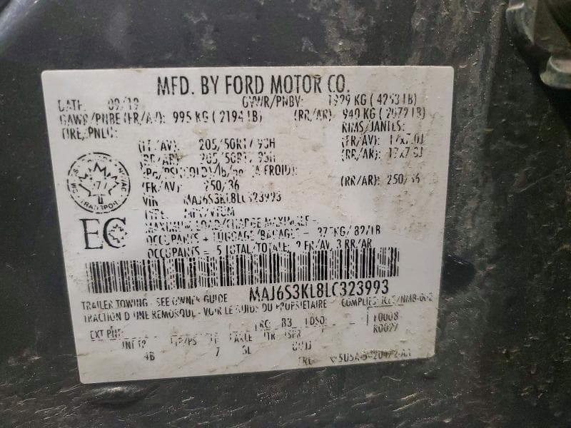 2020 FORD ECOSPORT TITANIUM 13