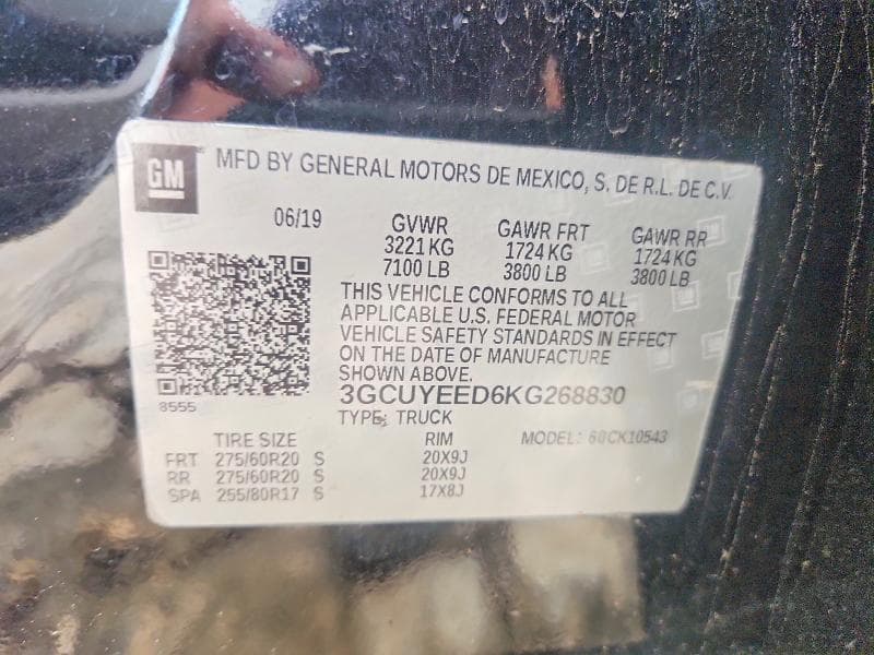2019 CHEVROLET SILVERADO K1500 RST K1500 RST 12