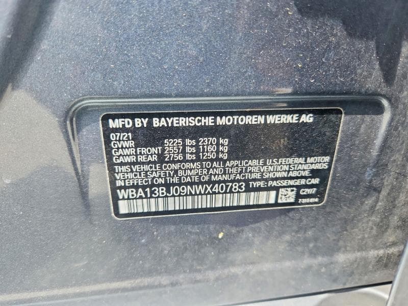 2022 BMW 530 XI 12
