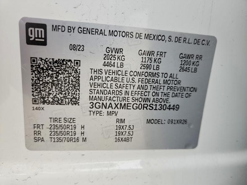 2024 CHEVROLET EQUINOX RS 13