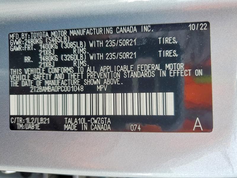 2023 LEXUS RX 350 PREMIUM+ PREMIUM+ 14