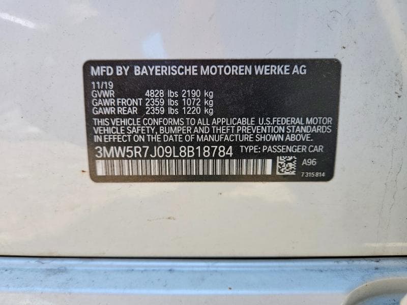 2020 BMW 330XI 12