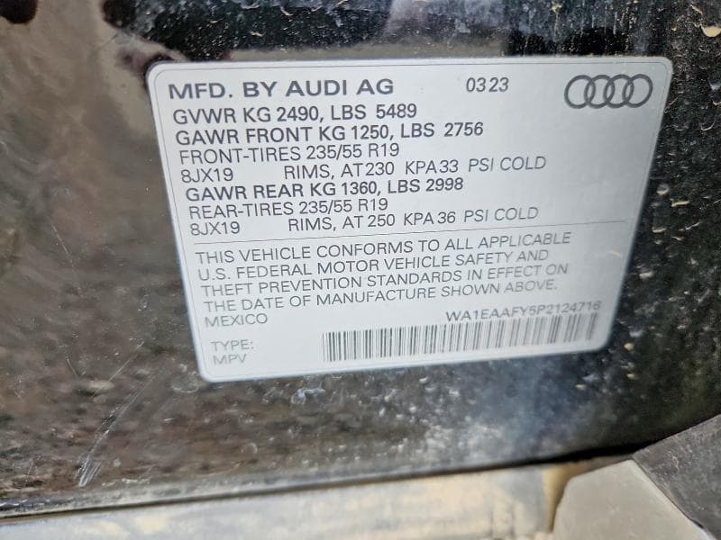 2023 AUDI Q5 PREMIUM PLUS 45 PREMIUM PLUS 45 12