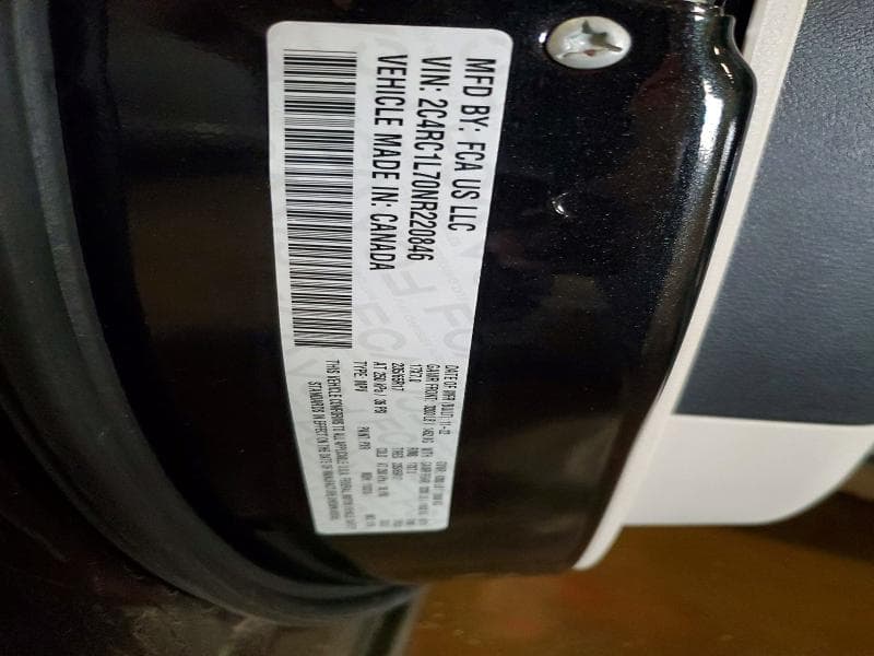 2022 CHRYSLER PACIFICA HYBRID TOURING L 12