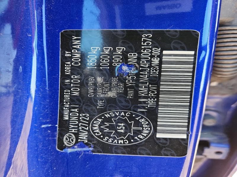 2023 HYUNDAI ELANTRA LIMITED 12