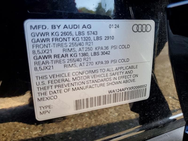 2024 AUDI SQ5 SPORTBACK PREMIUM PLUS 13
