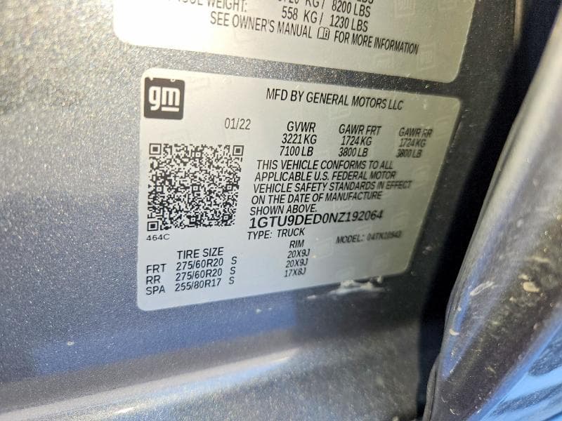 2022 GMC SIERRA LIMITED K1500 SLT K1500 SLT 13