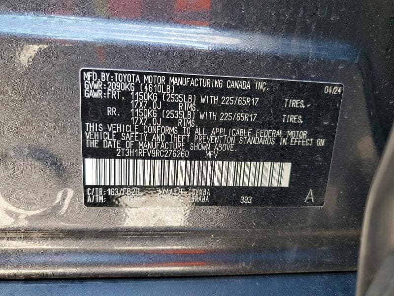 2024 TOYOTA RAV4 LE LE 13