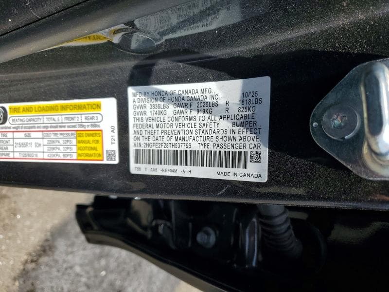 2026 HONDA CIVIC LX 13