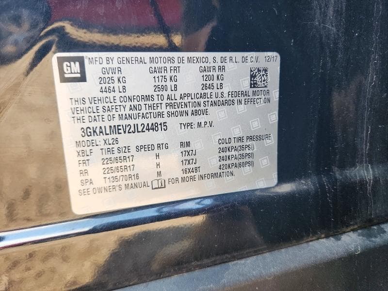 2018 GMC TERRAIN SLE 12