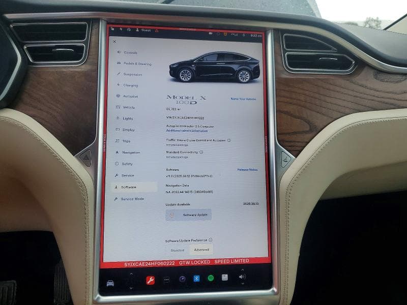 2017 TESLA MODEL X 9