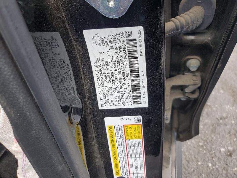 2024 HONDA CIVIC LX 12