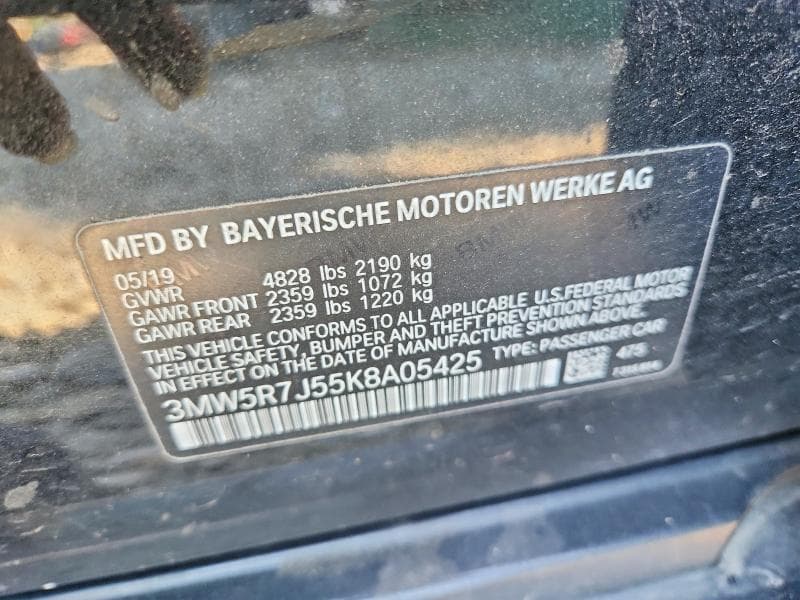 2019 BMW 330XI 12