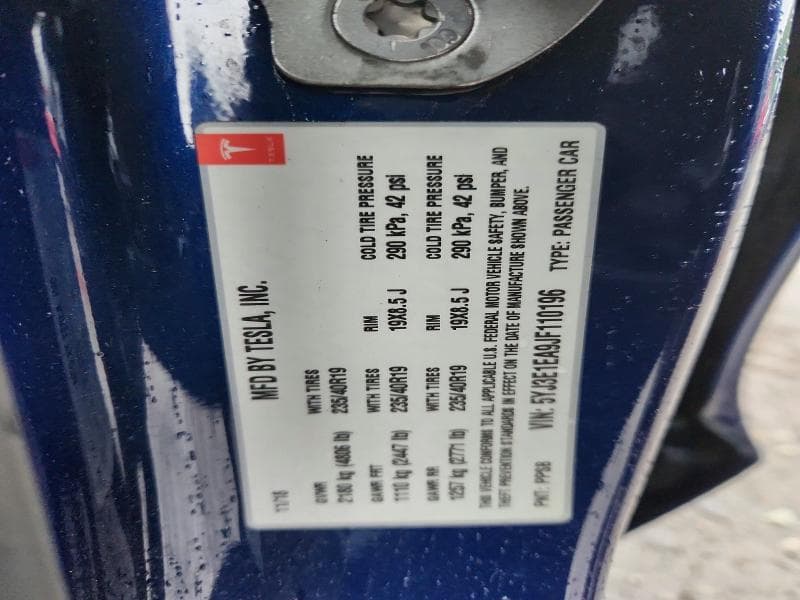 2018 TESLA MODEL 3 12